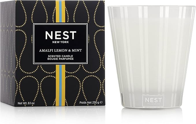 NEST Fragrances Amalfi Lemon & Mint Scented Classic Candle, 8 Ounce | Amazon (US)