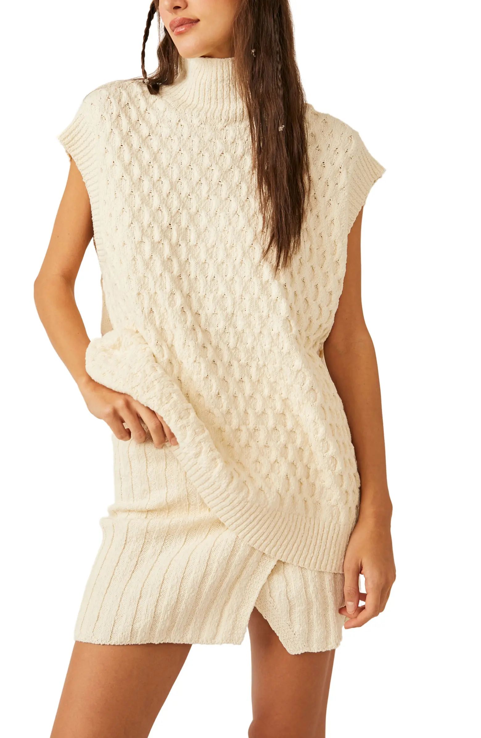Rosemary Cotton Blend Sweater & Miniskirt Set | Nordstrom