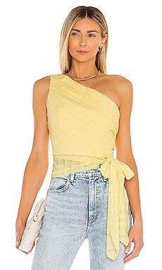 Amanda Uprichard Sleeveless Bexley Top in Allegro from Revolve.com | Revolve Clothing (Global)