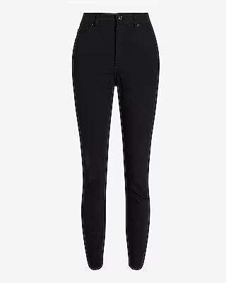 Curvy High Waisted Black Supersoft Skinny Jeans | Express