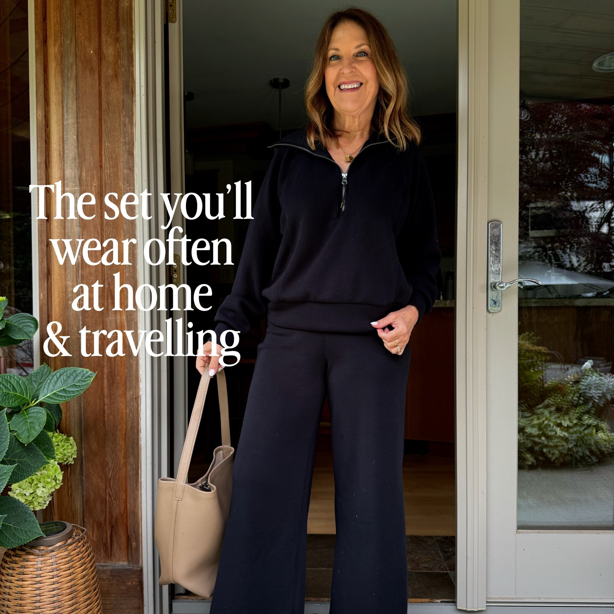SPANX sale: 20% off everything. Use the promo code in the LTK app at checkout. 
I wear a size small.  
I love carrying the Quince bag; it's the small size. The Veronica beard sneakers are so comfortable and easy to wear with loungewear.

#LTKSaleAlert #LTKOver40 #LTKPetite