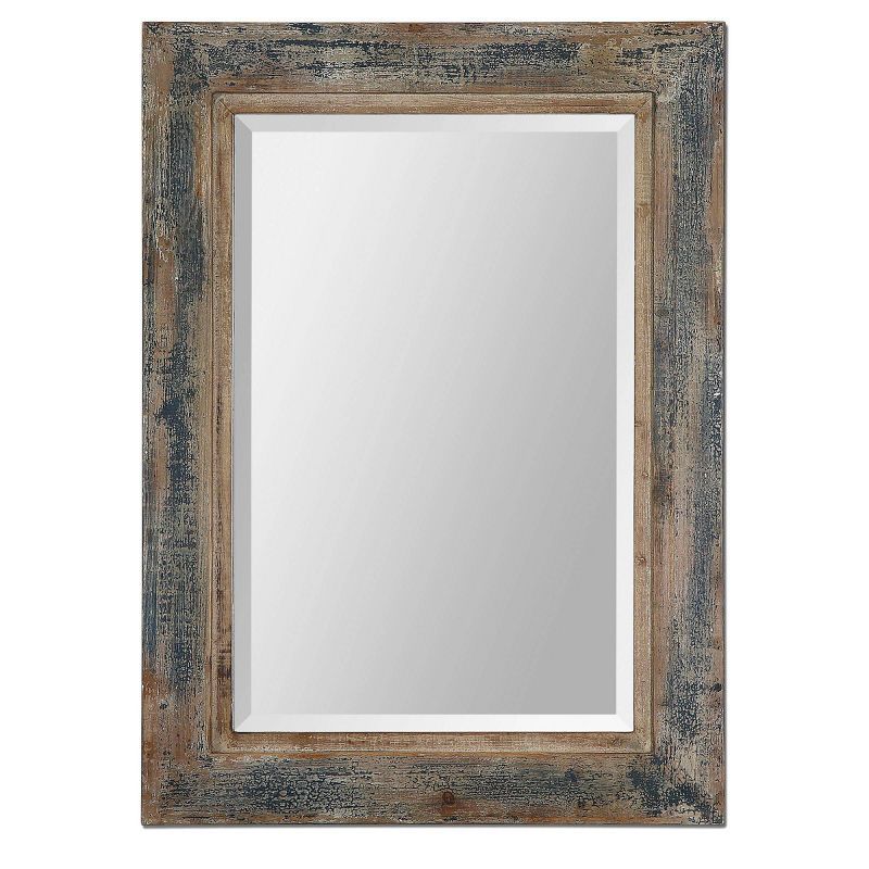 30"x20" Rectangle Bozeman Decorative Wall Mirror Distressed Blue - Uttermost | Target