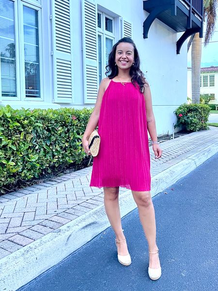Bright Pink Pleated Dress 💕 The perfect summer dress to channel your inner Barbie! 

#LTKFind #LTKstyletip #LTKunder100