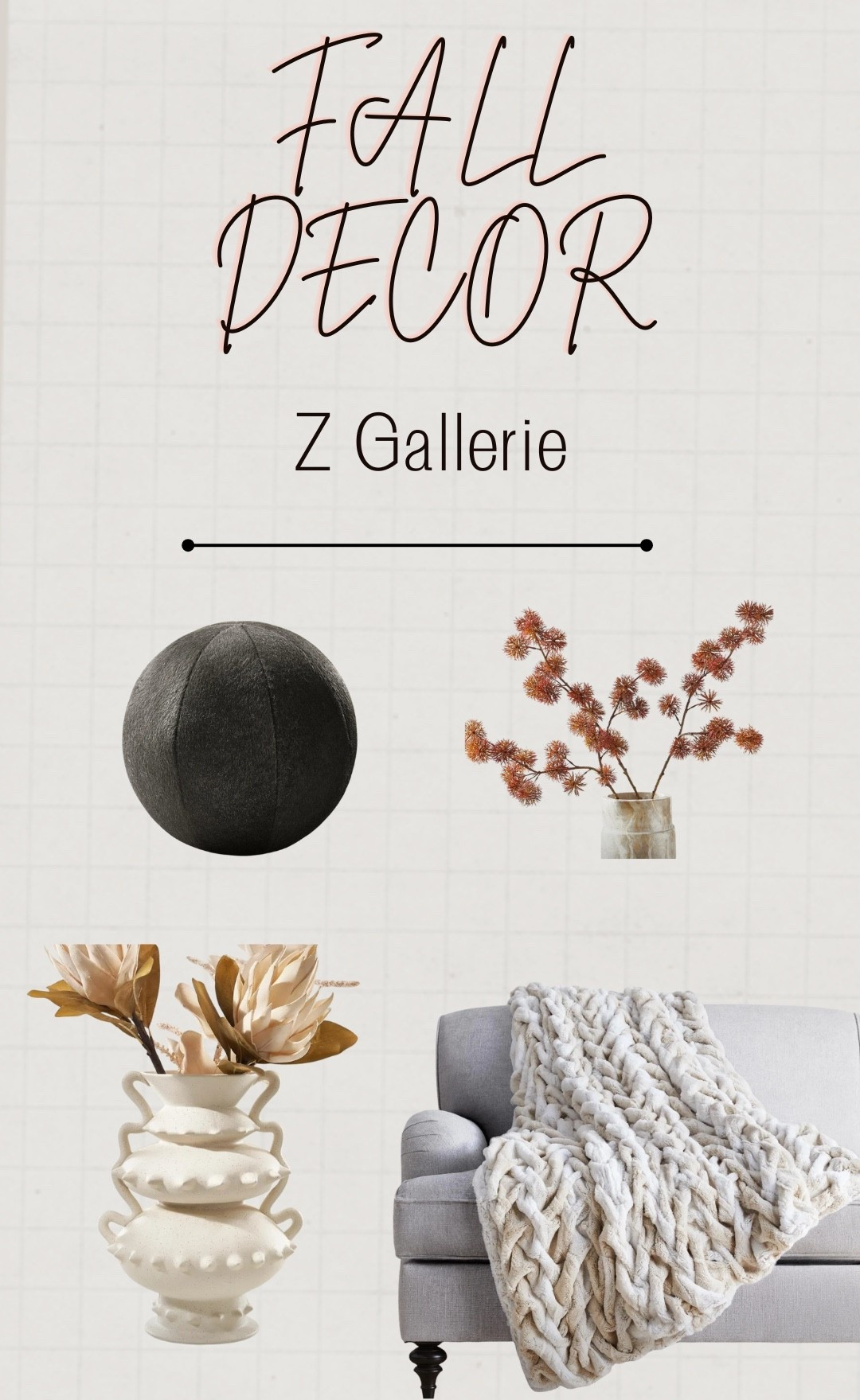 Some of my favorite fall pieces from Z Gallerie

#LTKSeasonal #LTKHome #LTKFallSale