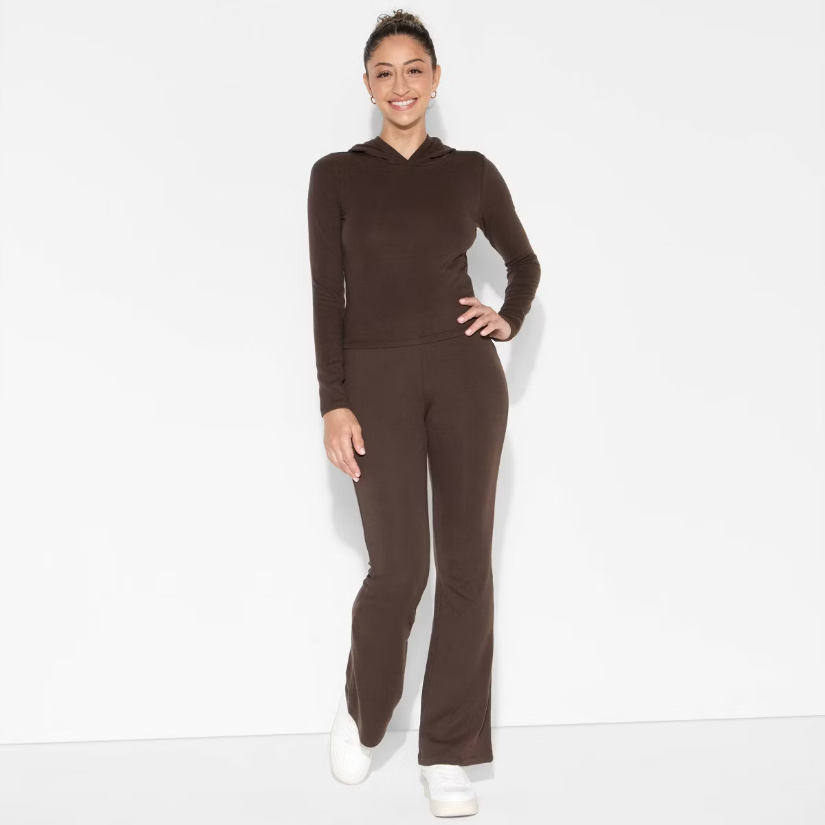 Women's Slim Fit Long Sleeve Hoodie - Wild Fable™ | Target