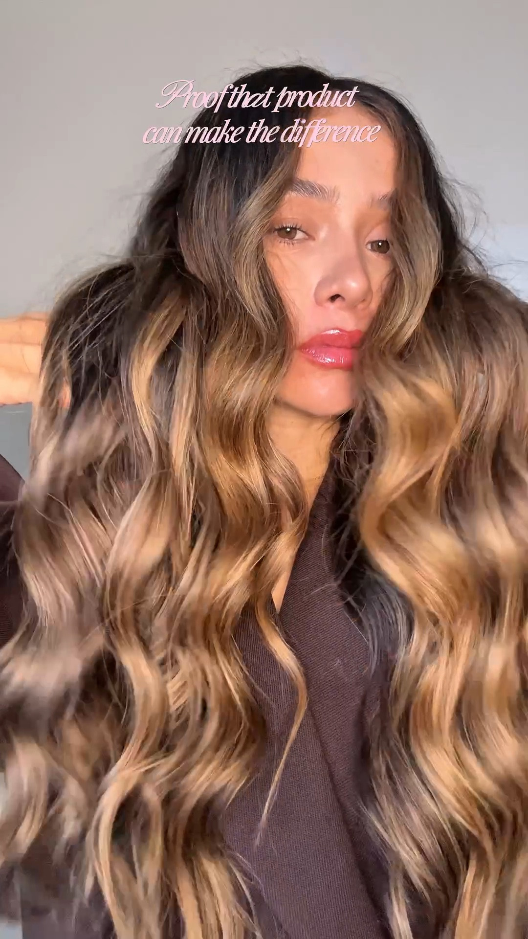 Proof that product can make the difference. These days I’m all about simplifying my routine… and this has been a game changer. One product. Everything I need: Moisture, Frizz control, Heat protection, Detangling
Strength, Cuts styling time in half . #hair 

#LTKdatenight #LTKaustralia #LTKbeauty