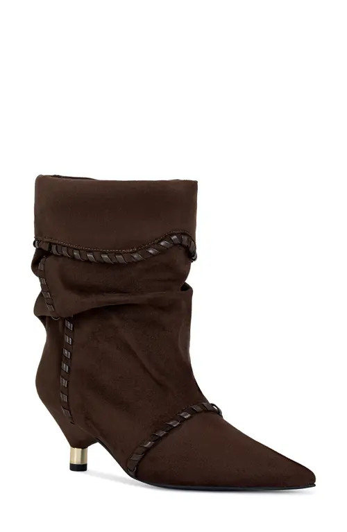 AZALEA WANG Wink Slouch Pointed Toe Boot in Brown at Nordstrom, Size 8 | Nordstrom