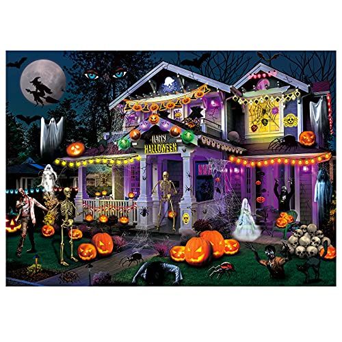 Halloween Puzzle,Hallwoeen House Jigsaw Puzzles 1000 Pieces (27.5×20in | Amazon (US)