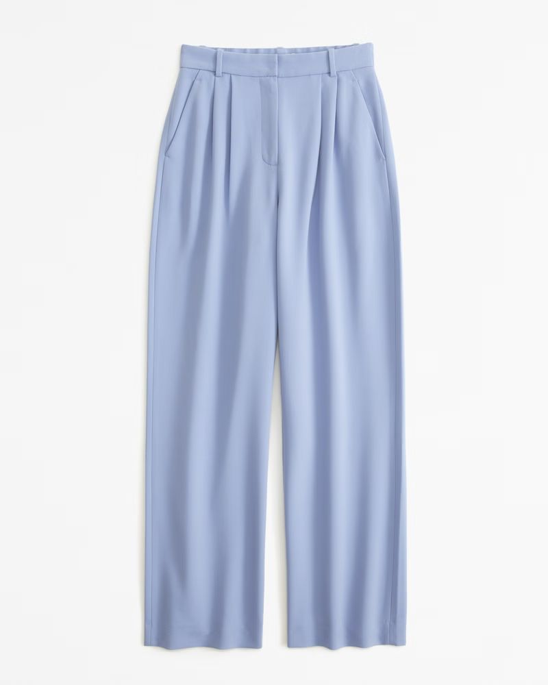 Curve Love A&F Sloane Tailored Pant | Abercrombie & Fitch (US)