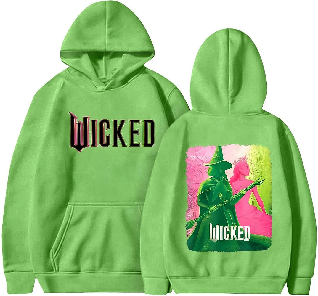 Wicked Musicals Hoodie for Women,Wicked Sweatshirts Women,3D Graphic Design Warm Jacket Coat Swea... | Amazon (US)