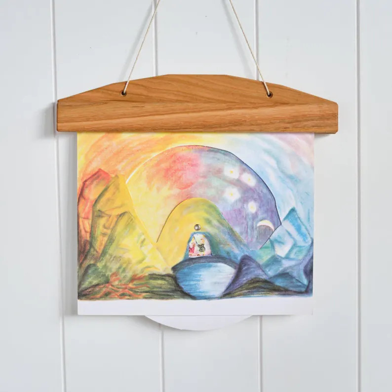 Cherry Hanging Picture Frame 12" With Magnets (top Only) - Etsy | Etsy (US)