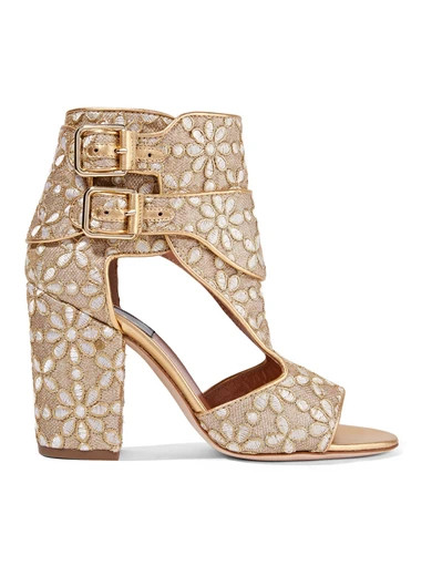 Rush cutout brocade sandals | NET-A-PORTER (US)