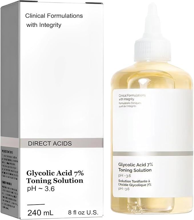 240ML Ordinary Glycolic Acid 7% Toning Resurfacing Solution | Amazon (US)