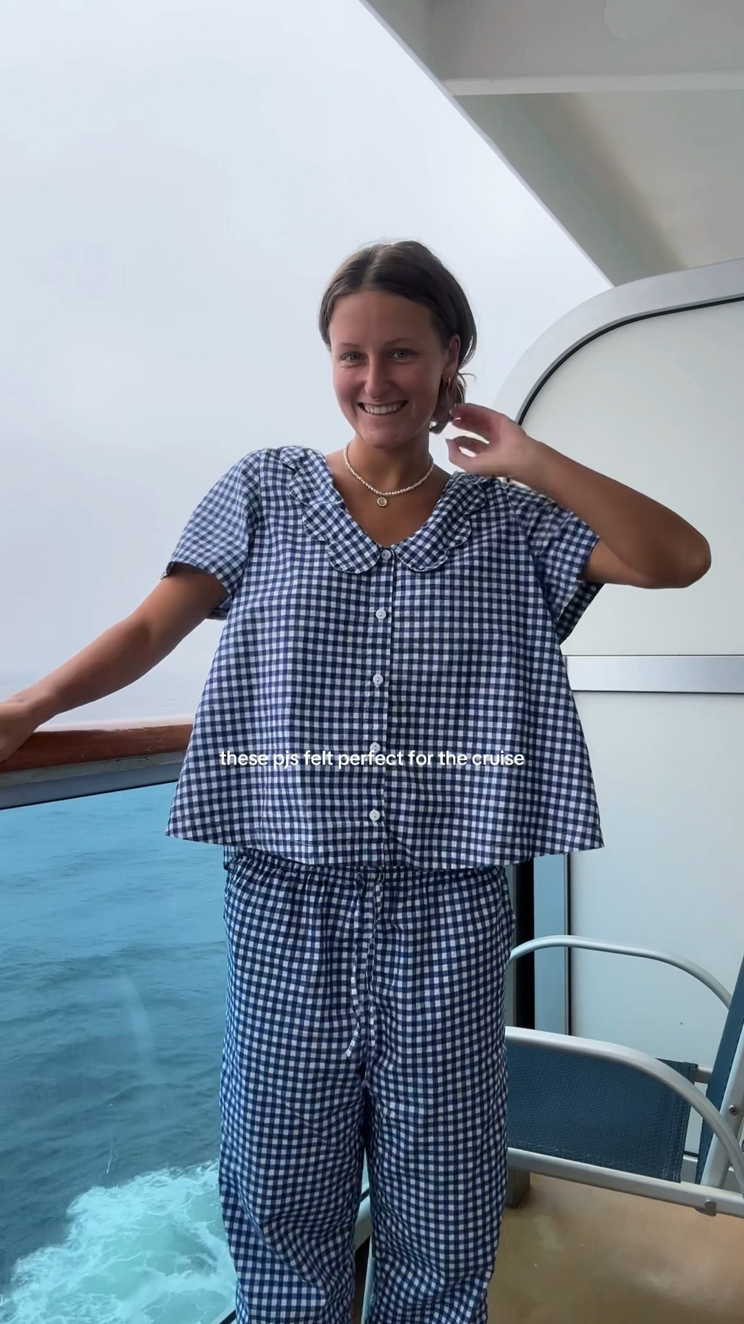 Blue gingham pjs from piyama 