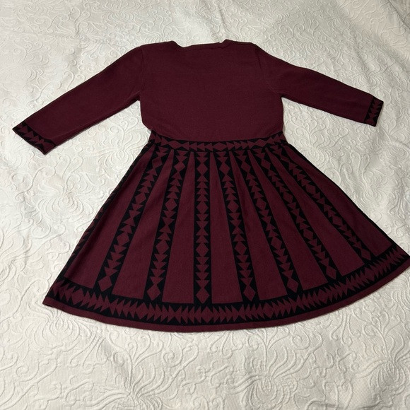 Nina Leonard Printed Sweater Dress | Poshmark