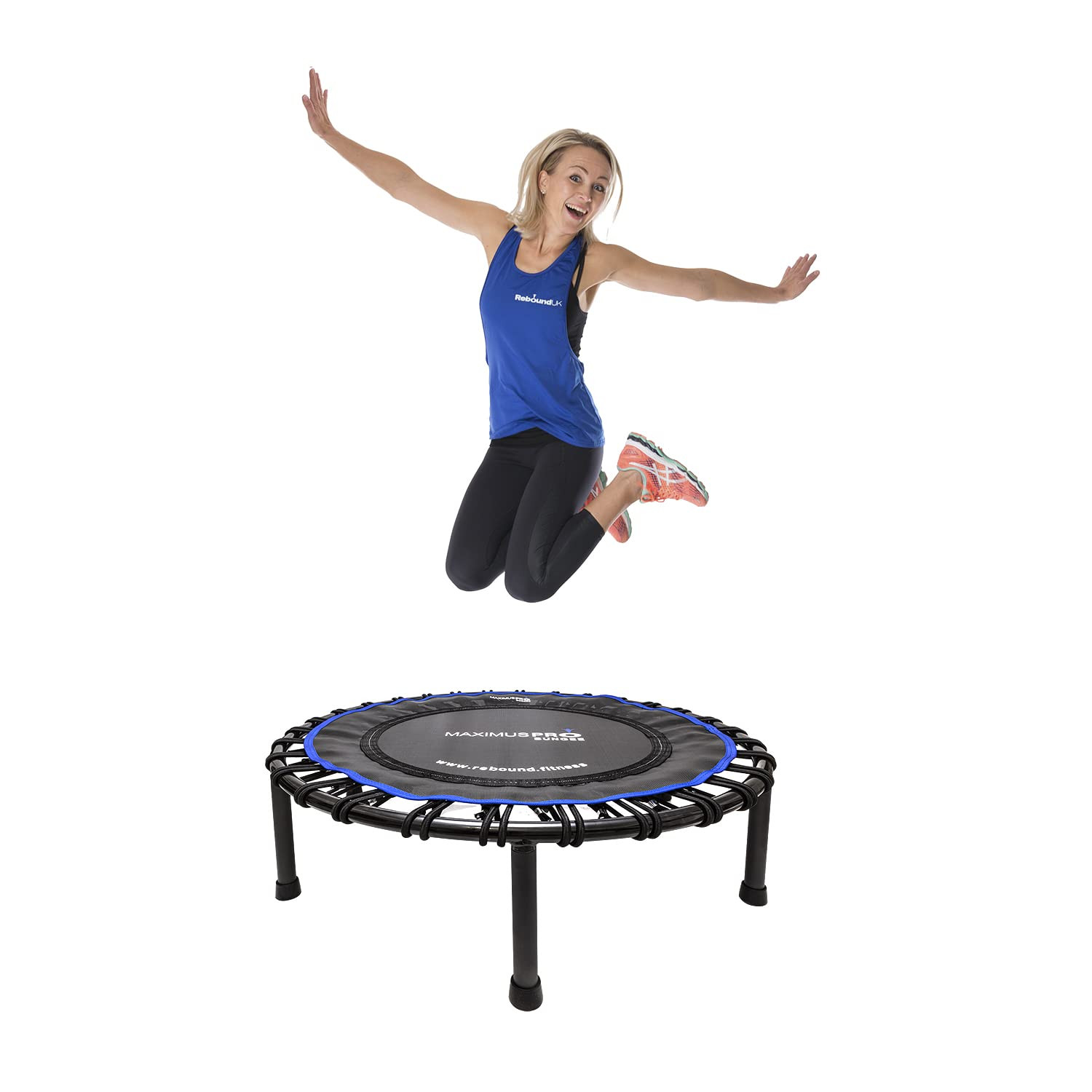 Maximus Pro Bungee Rebounder | Stronger, Quieter & Softer Bounce | 40'' Mini Trampoline Ready Ass... | Amazon (UK)