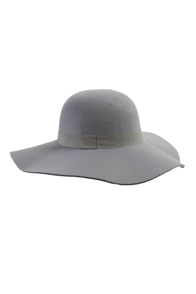 August Hat Grey Felt Banded Floppy Hat OS | Walmart (US)