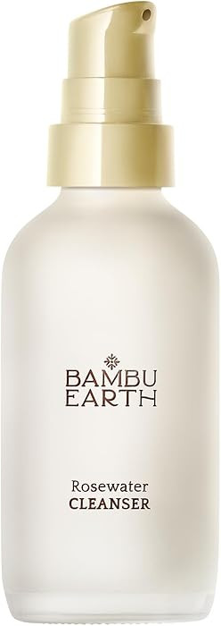 BAMBU EARTH Rosewater Face Cleanser - Helps Hydrate, Balance & Soothe - Non-Foaming, Alcohol-Free... | Amazon (US)