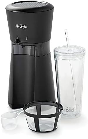 Amazon.com: Mr. Coffee Iced Coffee Maker, Single Serve Machine with 22-Ounce Tumbler and Reusable... | Amazon (US)