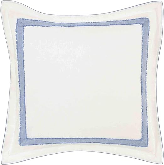 Laura Ashley Mila Euro Sham, 26x26, Blue | Amazon (US)