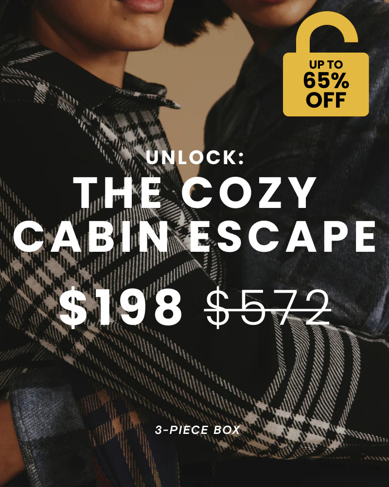 The Cozy Cabin Escape Box | Universal Standard