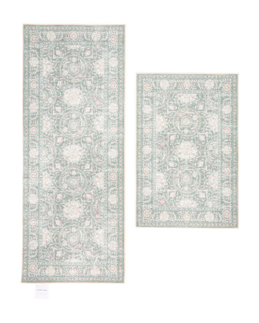 2pk Washable Anthos Floral Print Rugs | Home | Marshalls | Marshalls