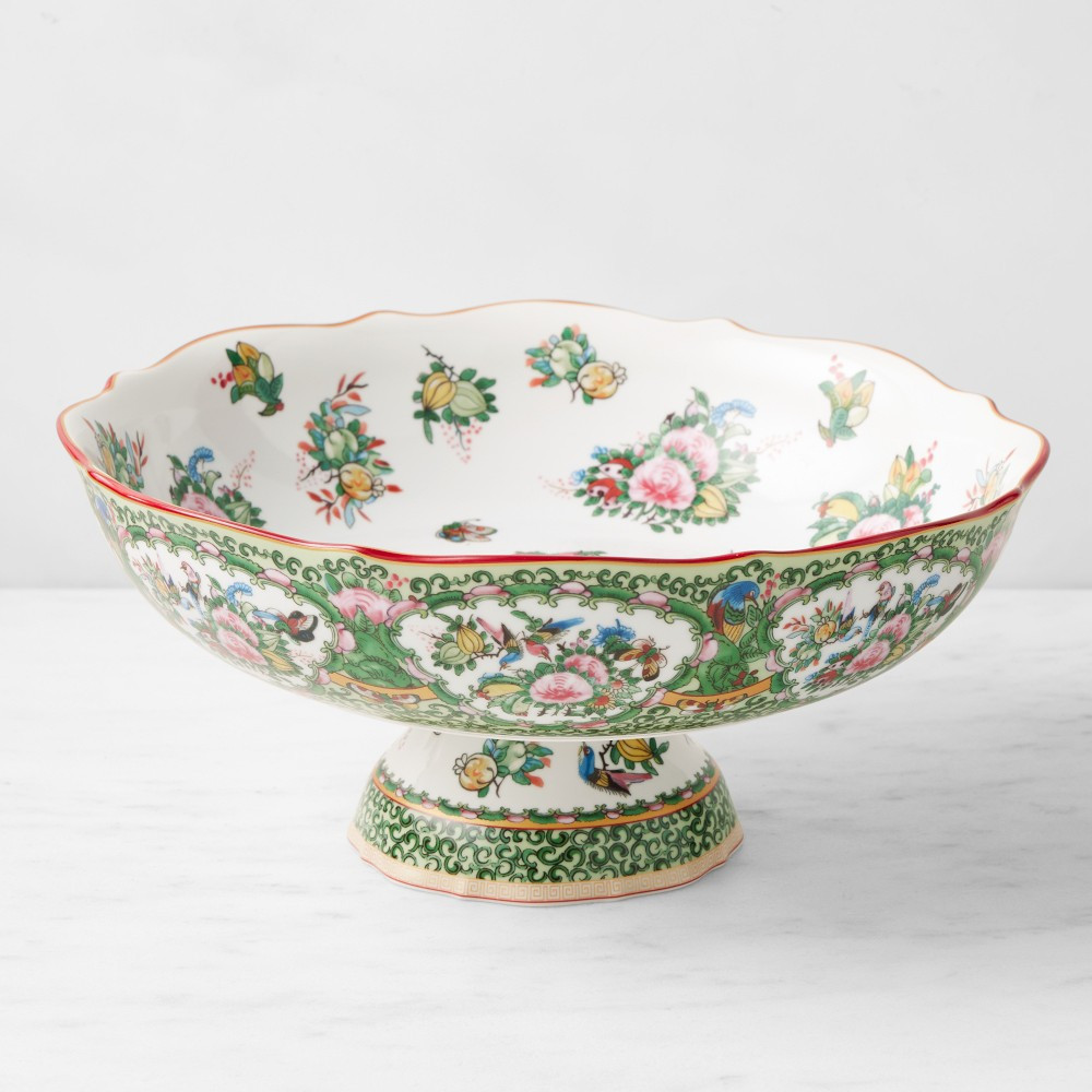 Famille Rose Porcelain Fruit Bowl | Williams-Sonoma