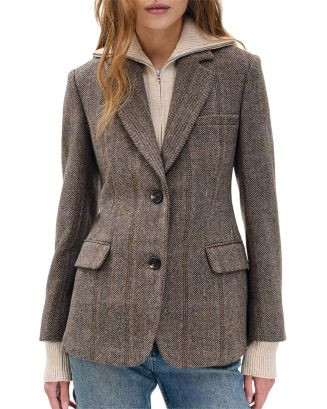 Frank Mixed Media Blazer | Bloomingdale's (US)
