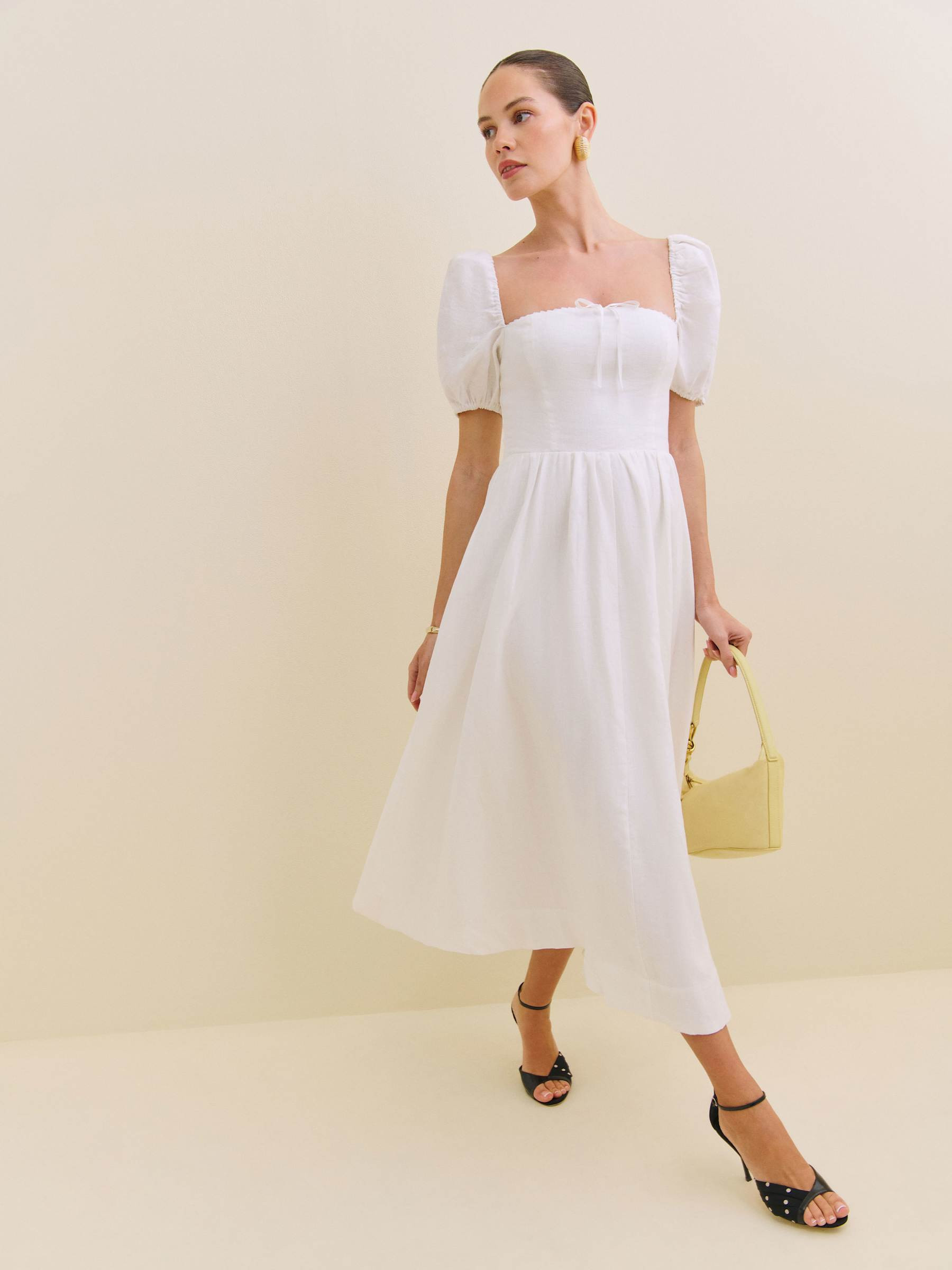 Marella Linen Dress | Reformation (Global)