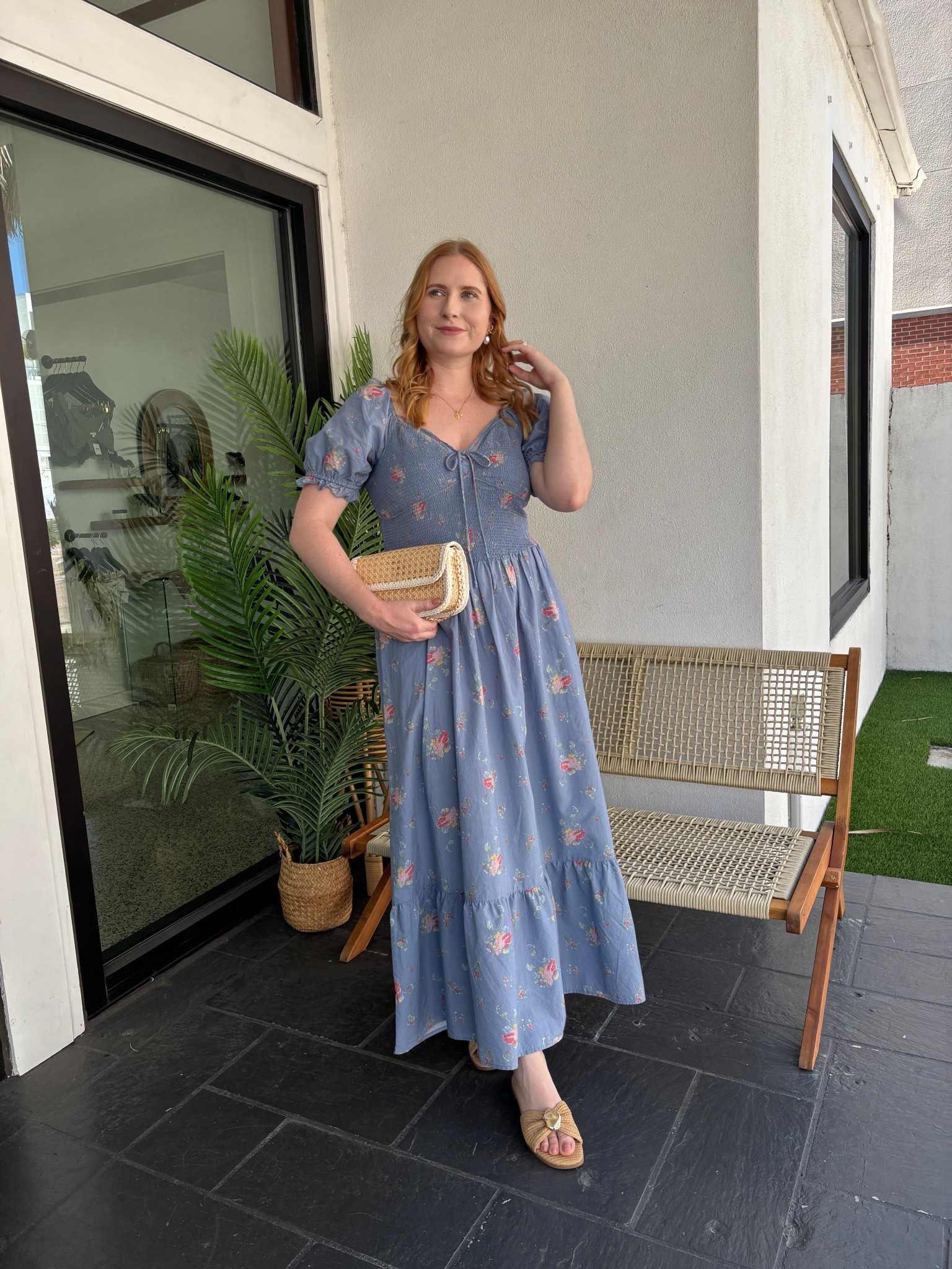 Women's Western Puff Short Sleeve Smocked Midi A-Line Dress - Universal Thread™  size mediumm

#LTKSaleAlert #LTKMidsize #LTKTravel