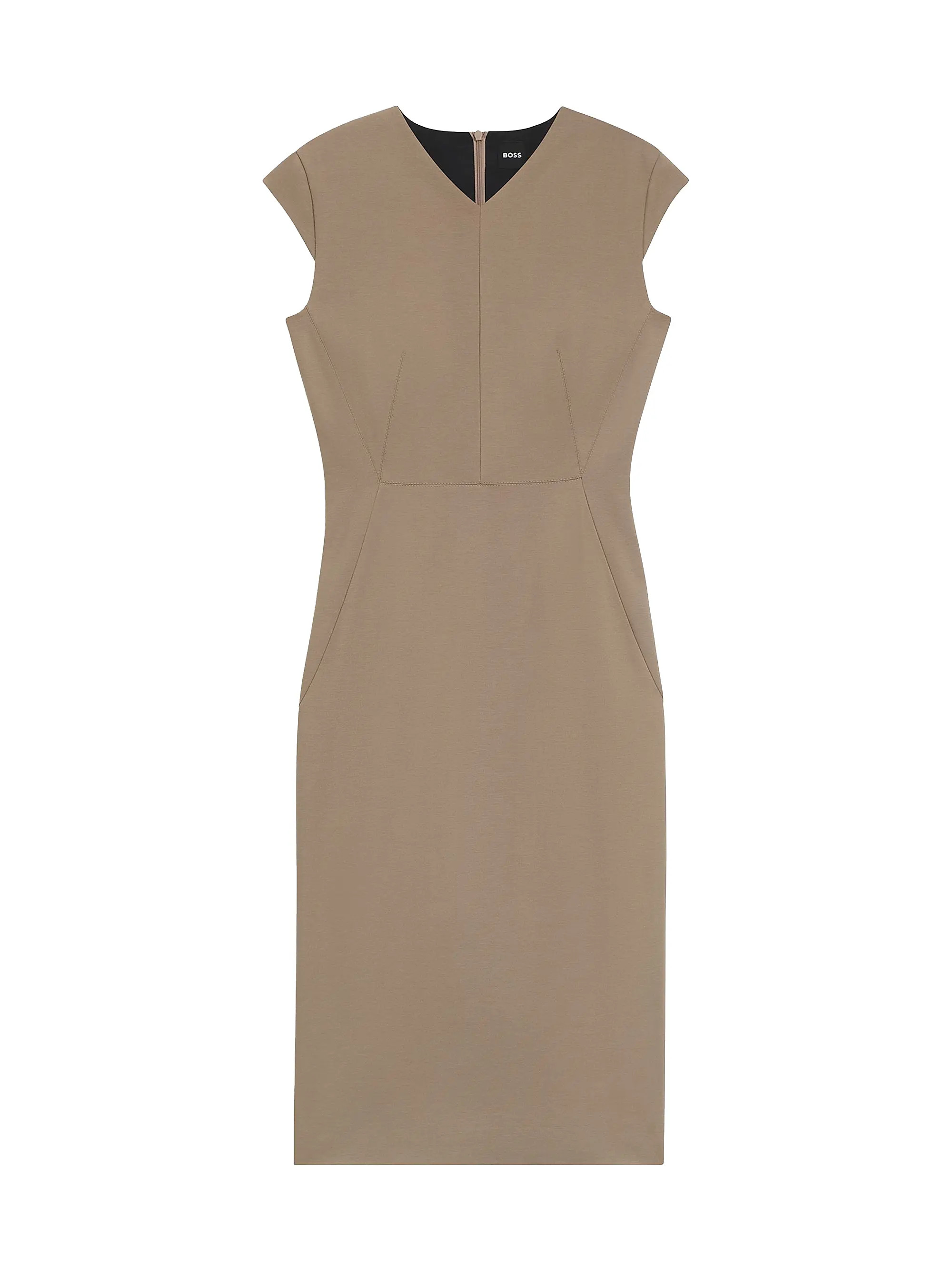 Stretch Fabric Dress with Cap Sleeves | Saks Fifth Avenue