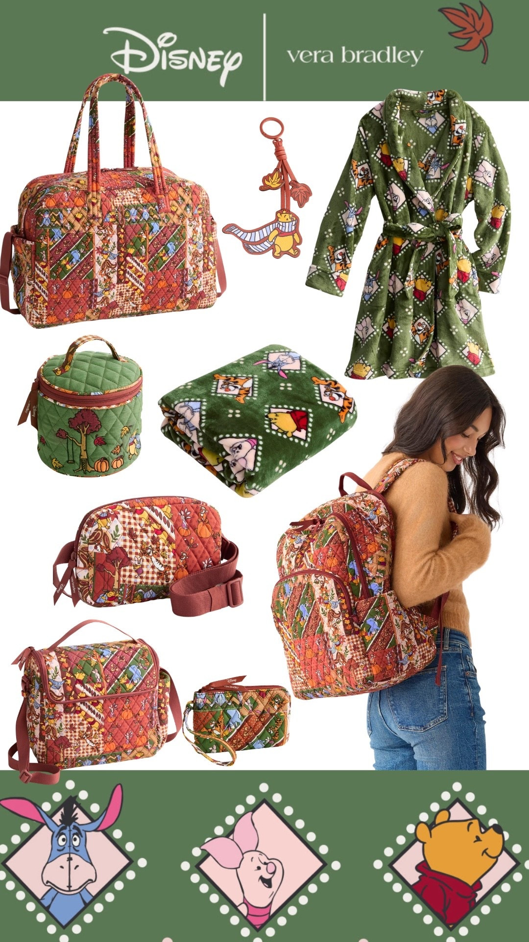 Vera Bradley, Winnie the Pooh, Disney, Disney Winnie the Pooh, Winnie the Pooh collection, Vera Bradley Disney, Disney Vera Bradley, Winnie the Pooh bag, Disney bag, Disney purse, Disney tote bag, Disney crossbody, Disney backpack, fall Disney, Disney fall, fall accessories, fall handbag, autumn style, cozy fall, fall fashion, Disney fall outfit, Disney park bag, Disney park essentials, Disney outfit, Disney accessories, Pooh Bear, Piglet, Tigger, Eeyore, Hundred Acre Wood, pumpkin Winnie the Pooh, Winnie the Pooh pumpkin, Disney Halloween, fall Disney merch, Disney gift ideas, Winnie the Pooh gifts, Disney lover gift, Vera Bradley fall collection, new Vera Bradley, Disney shopping, Disney finds, cute fall bag, quilted bag, travel bag, weekend bag, cozy Disney style, Disney adult, Disney mom, Disney World outfit, park day essentials