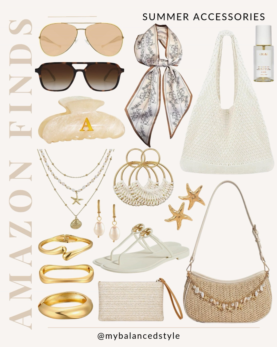 Amazon summer accessories

summer accessory trends
beach day must have accessories
straw hats and woven bags
oversized sunglasses styles
layered gold jewelry looks
colorful statement earrings
summer hair accessories trends
vacation ready accessories
chic warm weather add ons

#LTKSaleAlert #LTKSeasonal #LTKootd