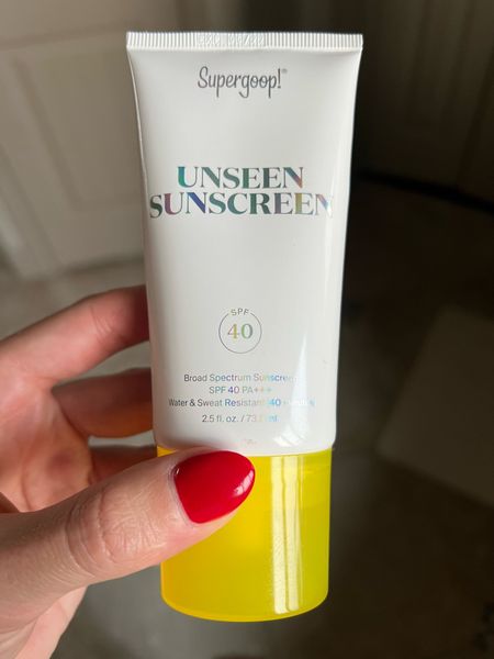 The best invisible sunscreen! Great coverage and layers great under makeup without looking oily or cakey!  
