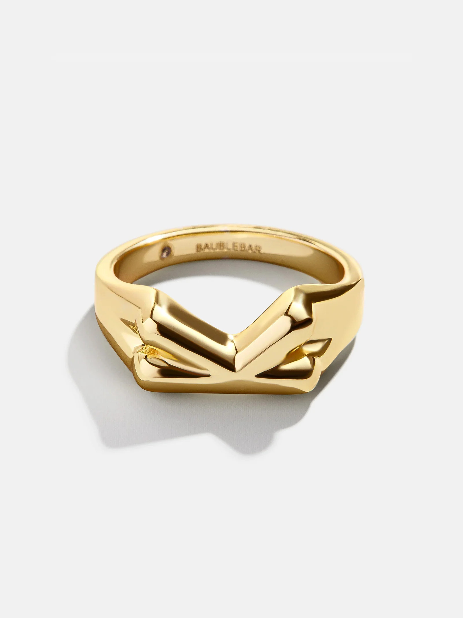 Mini Bubble Initial Ring - S | BaubleBar
