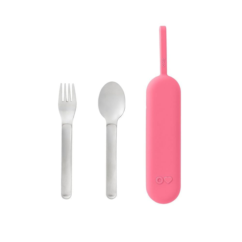 Omie OmieBox Travel Utensil Set | Fork and Spoon with Case for Easy Travel | Stainless Steel Fork... | Amazon (US)