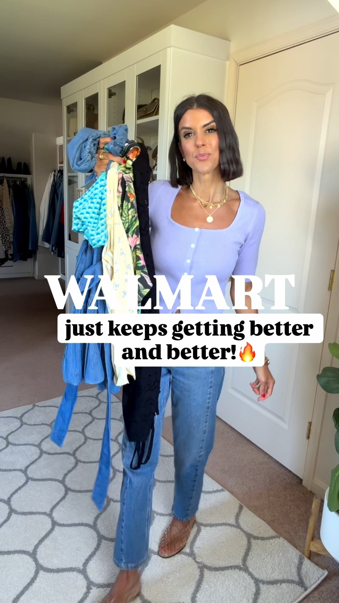 Walmart keeps getting better and better! I’m 5’5 and in size xs in lilac cardigan, size 0 in jeans, size xs in denim dress, size small in swimsuits and cover up (in small in one piece, but would have preferred a medium for my long torso) 

#LTKmomlife #LTKgrwm #LTKootd