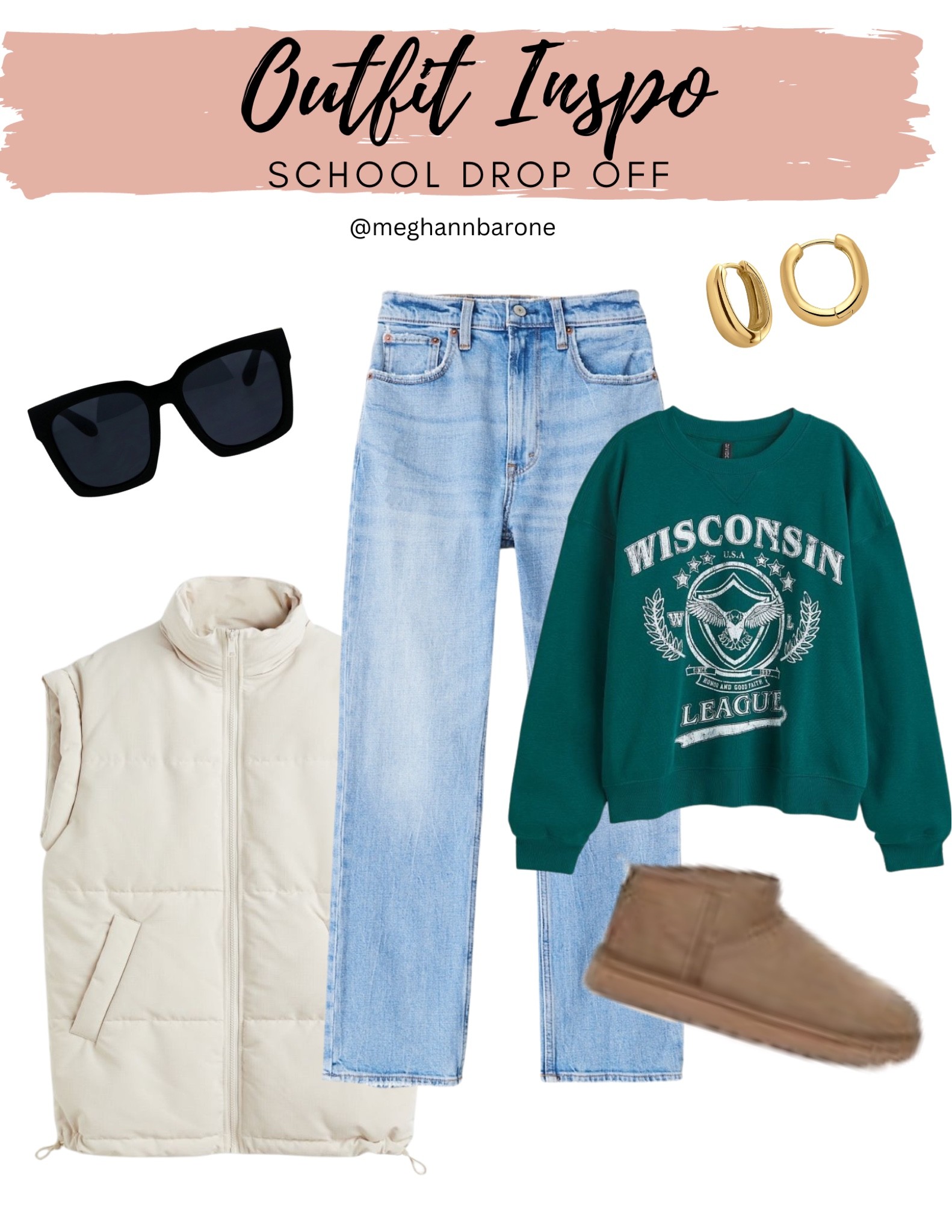 School drop off outfit for the fall. Perfect for dropping off the kids and going right into working from home ☕️

#LTKfit #LTKstyletip #LTKunder100