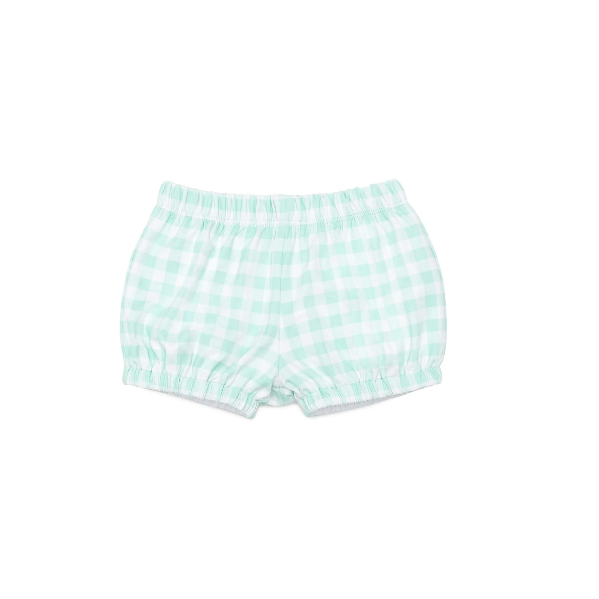 Swim Shorties in Harbour Breeze Gingham | Line + Cleat