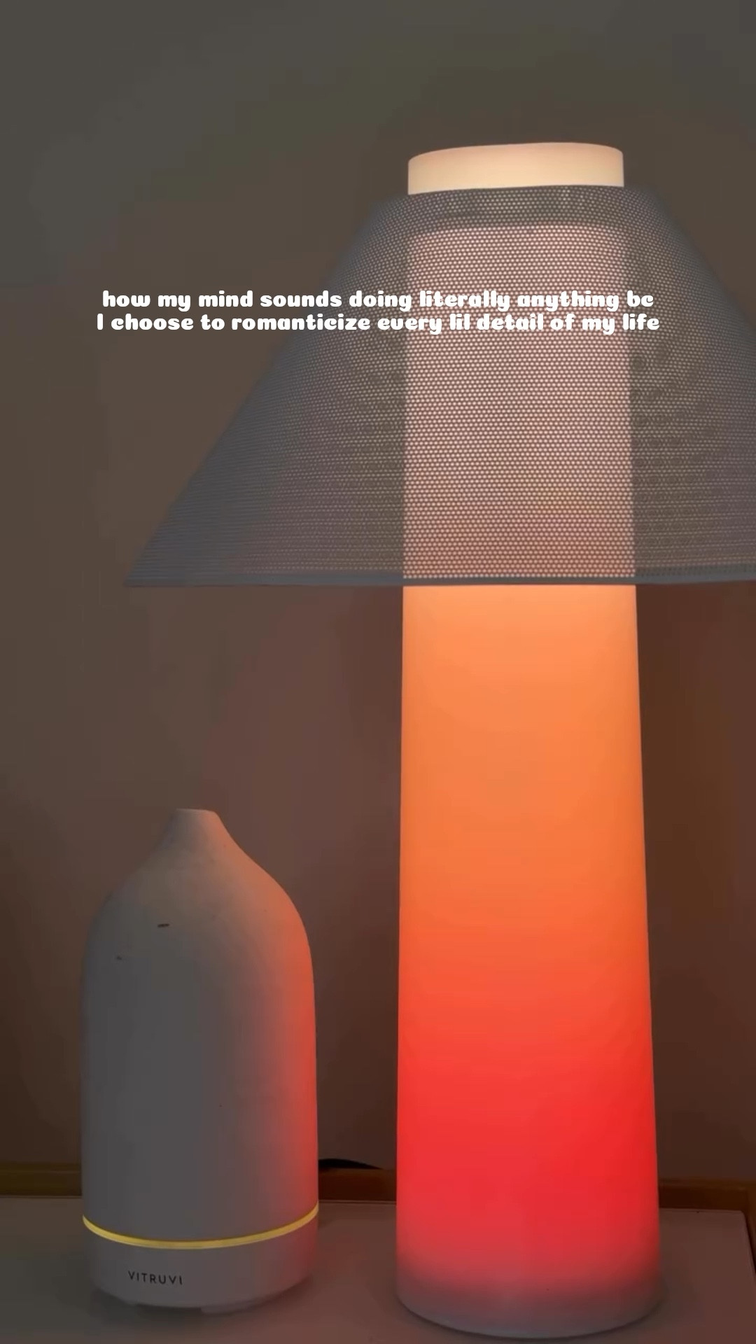 life hits different when you slow down + romanticize the little things 🫶🏼 suddenly, your nighttime routine isn’t just a routine—it’s a ritual. pouring a cup of tea feels like a moment of self-care. even setting up your oil diffuser becomes an act of intention.

when you start seeing beauty in the mundane, your whole mindset shifts. you stop waiting for “big” moments to feel happy and start appreciating the magic in your everyday life ✨♡ 

#slowlifestyle #selfcaretips #intentionalliving #selfcareaesthetic #RomanticizeYourLife #SlowLiving #cozyhomedecor #cozyvibes #cozyhome