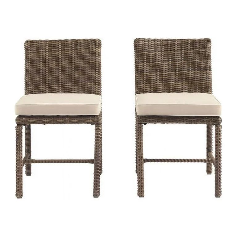Crosley Furniture Bradenton 2-Piece Outdoor Chair Set, Wicker Dining Patio Chairs for Deck, Backy... | Walmart (US)