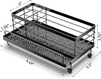 Amazon.com: Cisily Sponge Holder , Caddy Organizer, Sink Accessories with Drip Tray, Rustproof an... | Amazon (US)