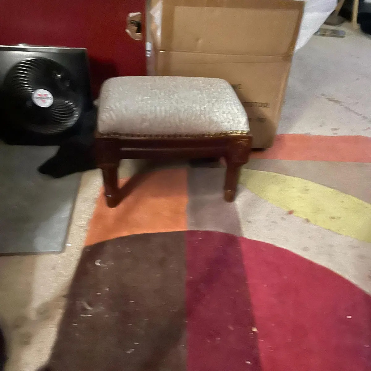 Custom Upholstered Footstool with Your Own Fabric- C.O.M. | Etsy (Global)