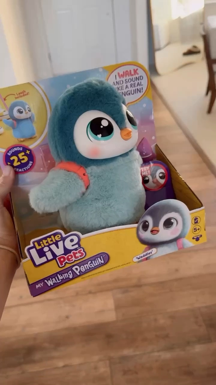 Toys your toddler will actually play with!! We are obsessed with Little Live Pets in our house and this walking penguin is a favorite for my toddler! She takes it everywhere and she loves how it can walk on its own! #toddlertoys #toddlerfinds

#LTKKids