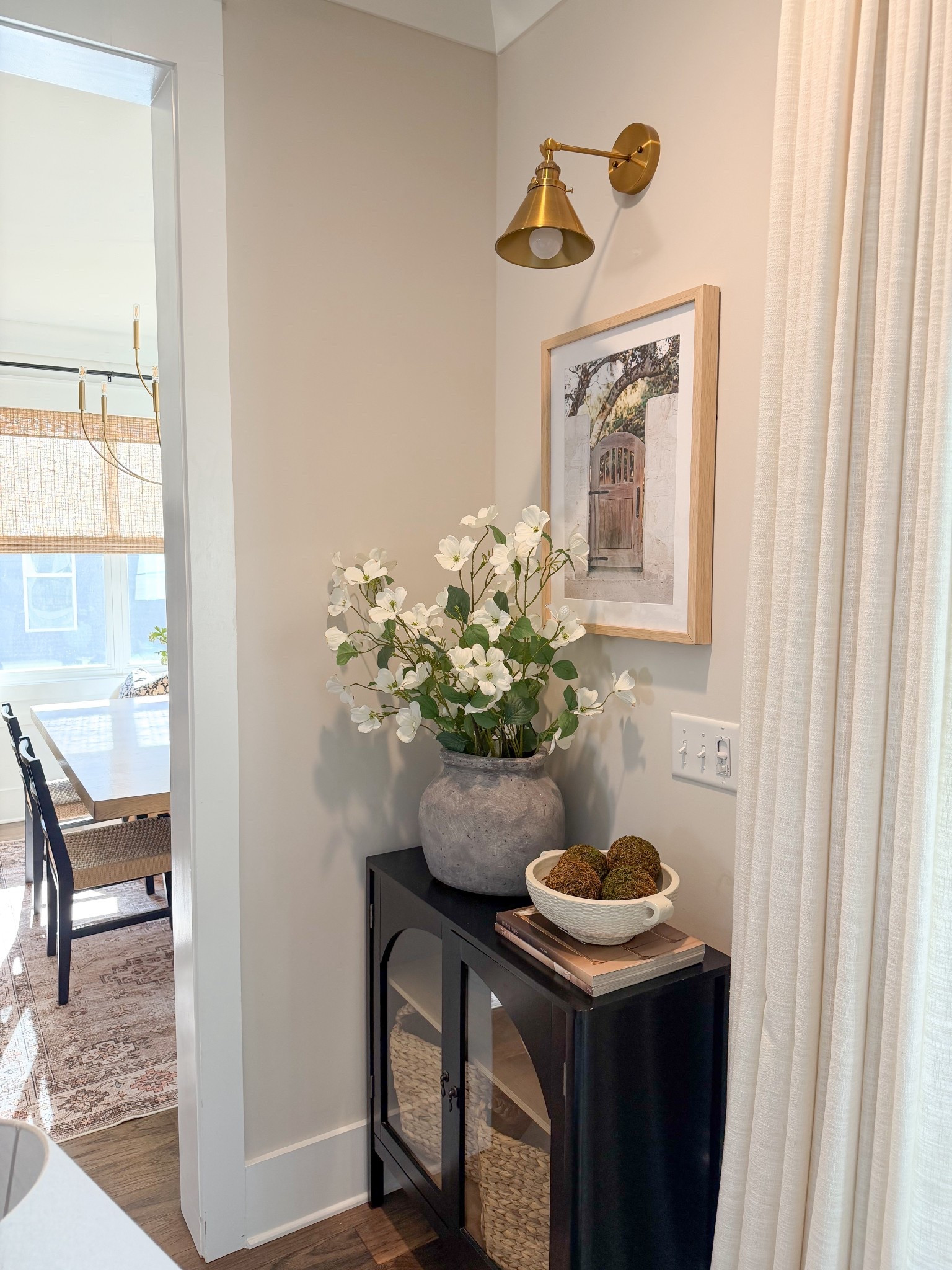 Cozy corner, corner ideas, two door cabinet, wall decor, corner inspo, home decor, transitional home, modern Classic home decor, target home finds 

#LTKHome