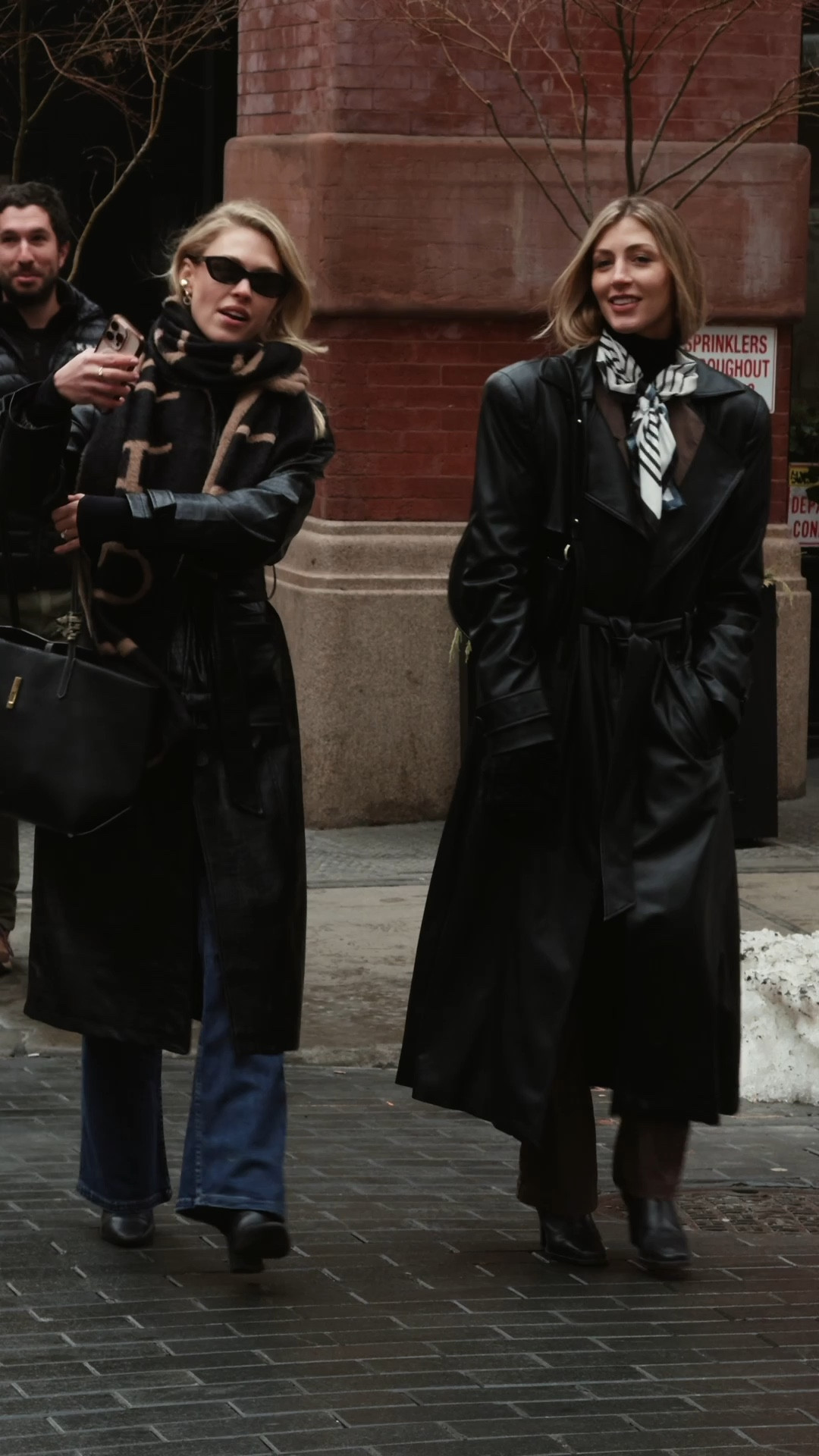 Leather Trench Coats
NYC Winter Essentials 
#fuaxleather 


#LTKgrwm #LTKootd
