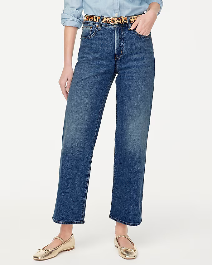Petite wide-leg cropped jean in all-day stretch | J.Crew Factory