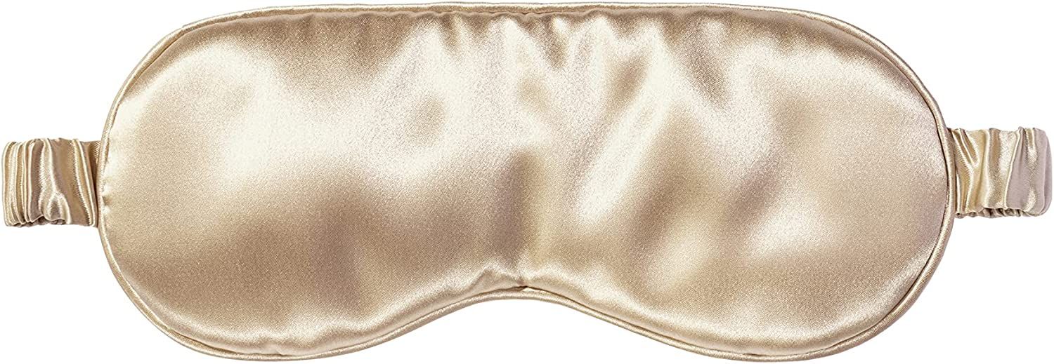 Slip Silk Sleep Mask, Caramel (One Size) - 100% Pure Mulberry 22 Momme Silk Eye Mask - Comfortabl... | Amazon (US)