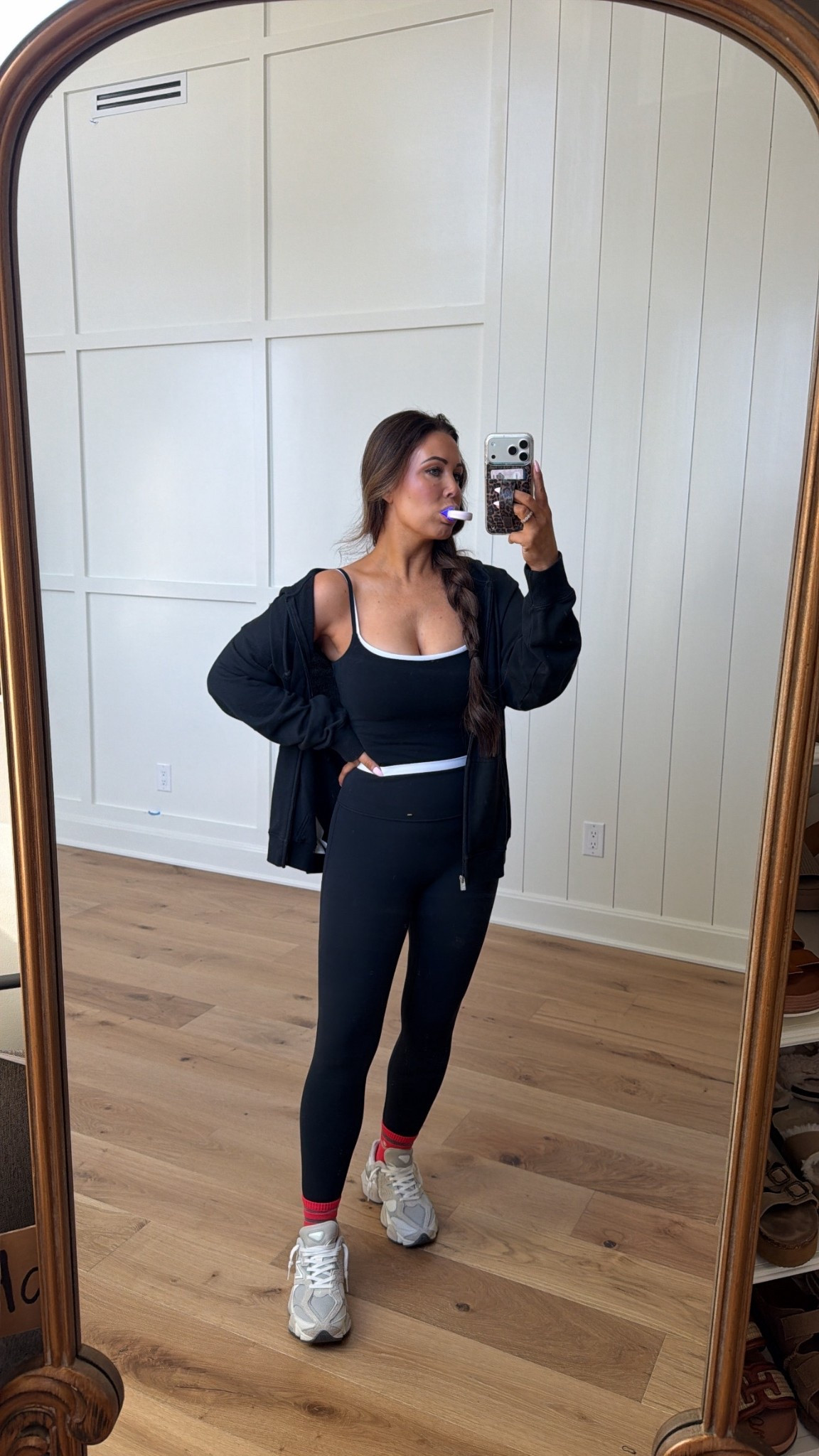 Headed to Pilates just wanted to share my OOTD because I’m obsessed with these double layer tank tops and these leggings are perfection! I’m in a size small ￼

#LTKstyletip #LTKfitness #LTKover40