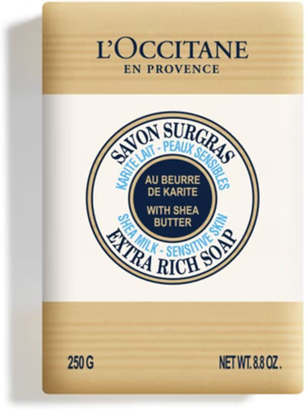 L'OCCITANE Shea Butter Extra-Gentle Hand & Body Soap Bar, Cleanses & Softens Skin, Moisturizing, ... | Amazon (US)